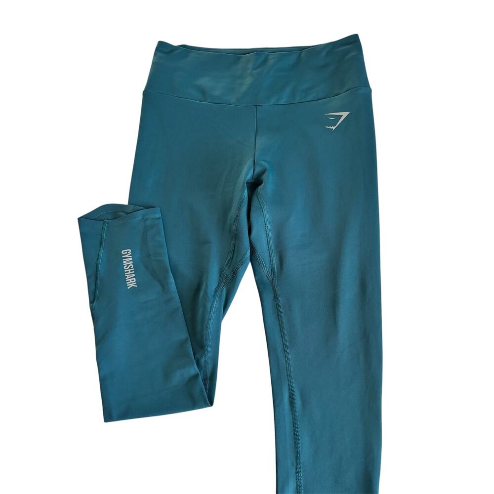 Gymshark Teal Speed Performance Running Leggings Women’s Small Gym Athleisure
